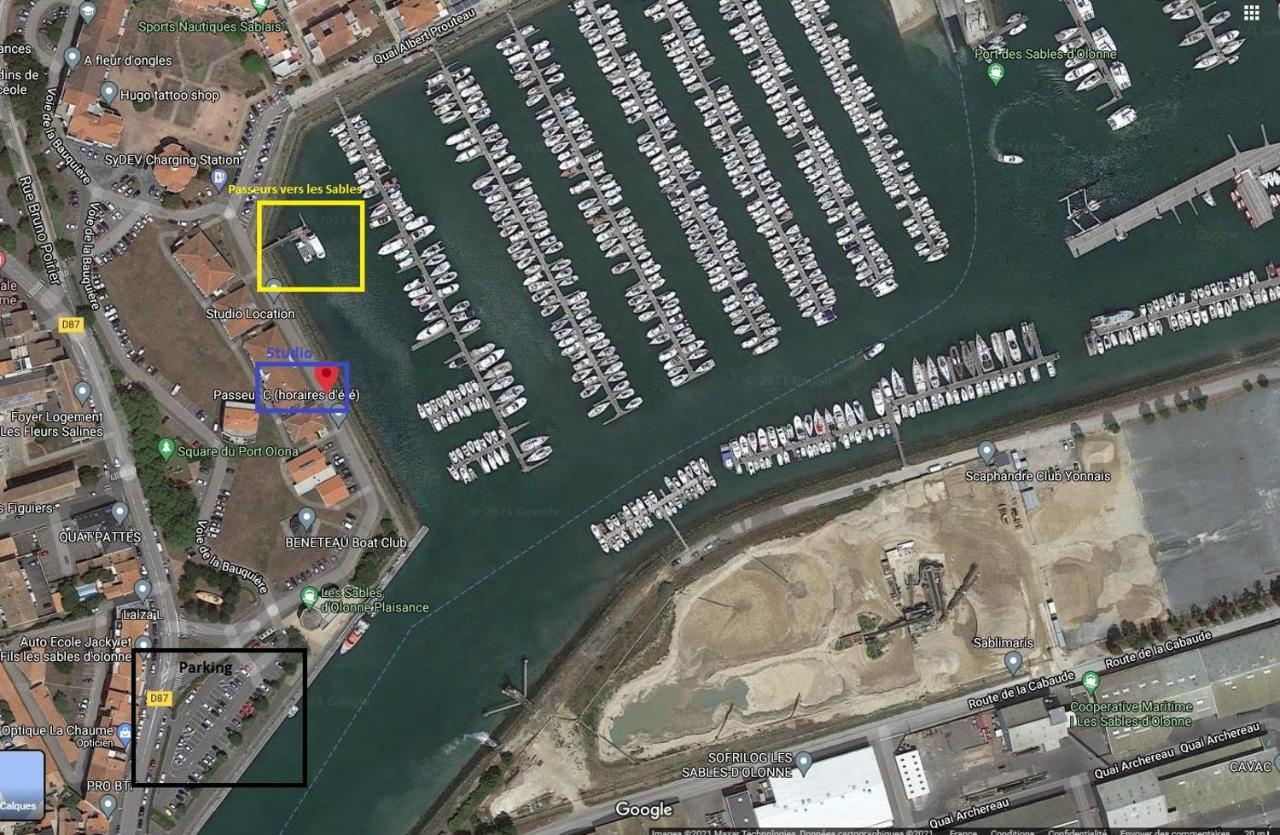Studio Les Sables D'Olonne Port Olona - La Chaume المظهر الخارجي الصورة